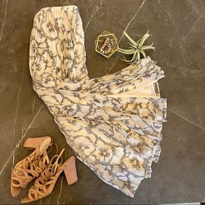 Banana Republic Flowy Floral Maxi Skirt